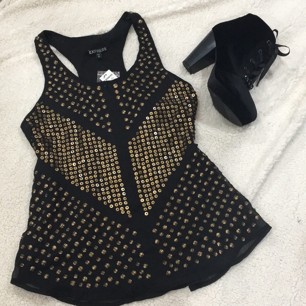 Beaded Tank Top NWT